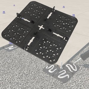 Sustratos de baldosas para exteriores LEVELER PLATE