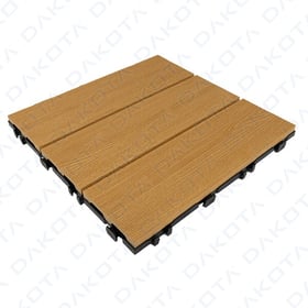 Outdoor Interlocking Tiles in WPC 30 x 30 cm