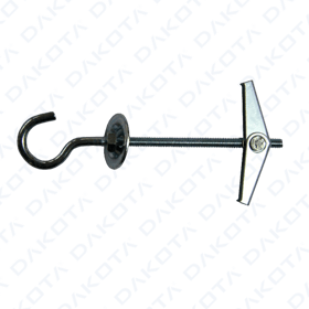 Steel butterfly anchor with open eye