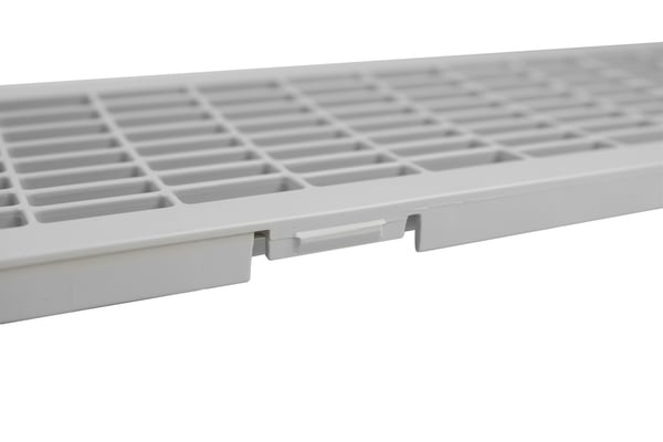 Grelha de drenagem de águas pluviais em plástico