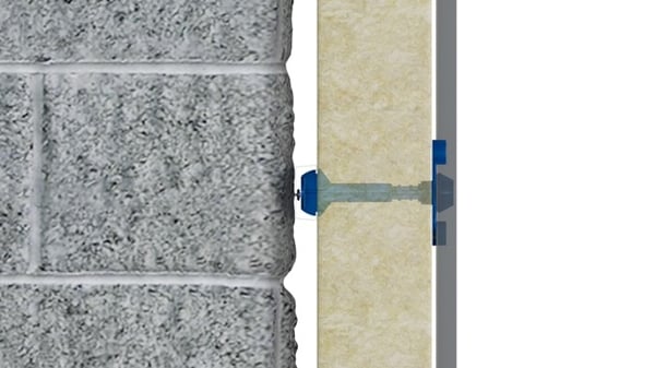 Tassello Regolabile ARK-Duo per Controparete interna